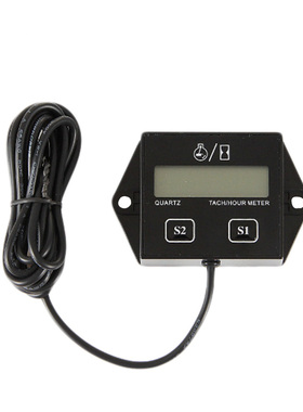 Engine Tech Hour Meter Tachometer Gauge Inductive For Motorc