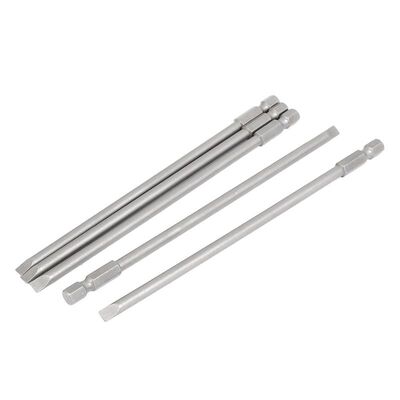 5pcs 150mm 5.0mm Tip Width Slotted Bits