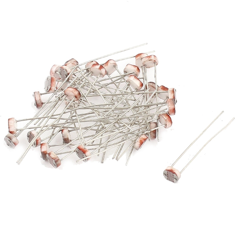 30 Pieces Photoresistor GL5516 LDR Photo Resistors Light Dep