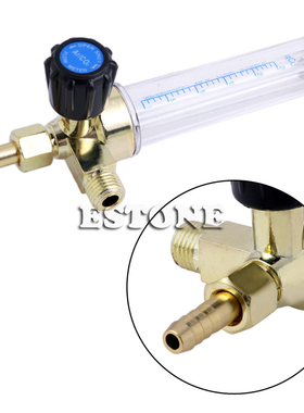 1 / 4PT 0.15 MPA 7mm Barb AR Argon Gas Flowmeter / CO2 Weld