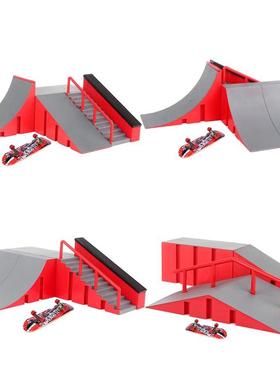 Mini Finger Skating Board Table Game Ramp Track Toy Exercise