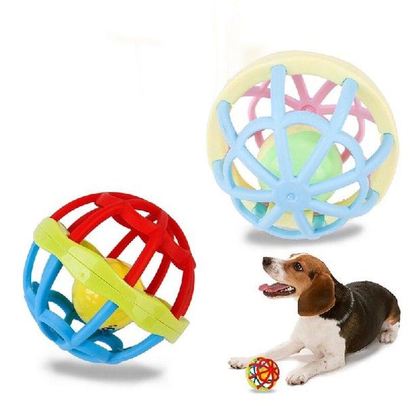 2pcs dog chewing toy abs hollow pet ball toy bite proof