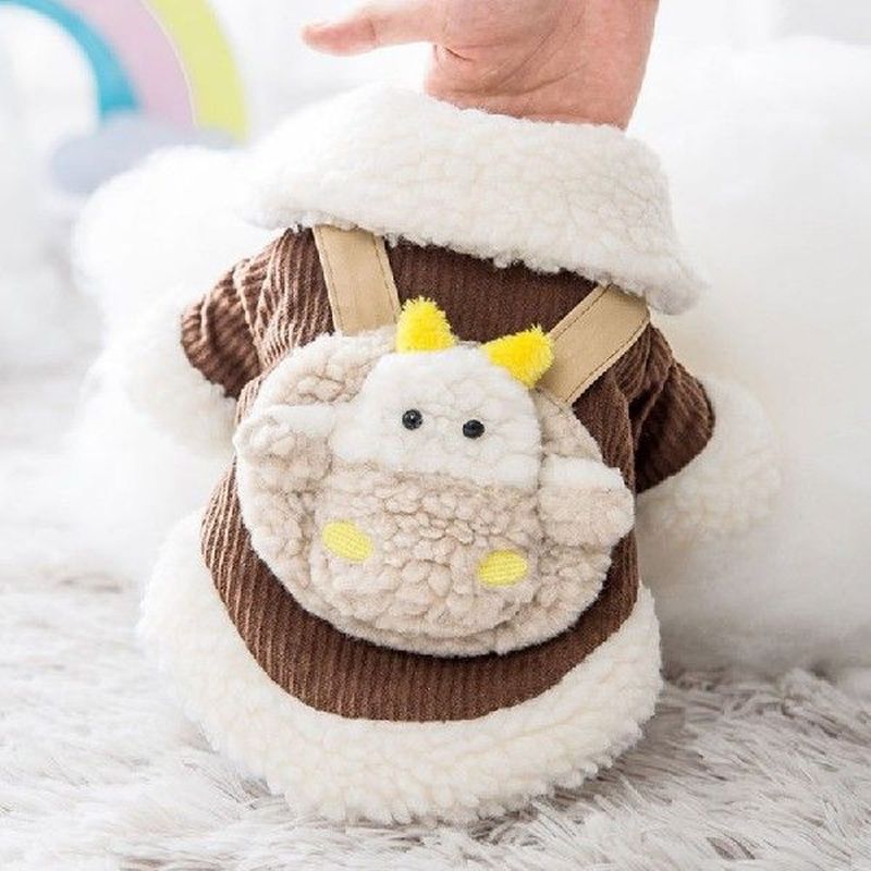 Small Pet Clothing Cartoon Dog Outfit Super Cute Dog
