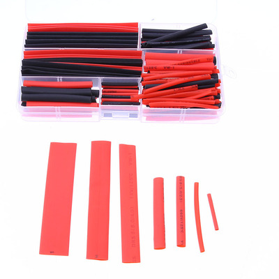 150pcs Cable Sleeve Heat Shrink Tubing 2:1 Polyolefin Shrink