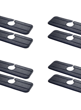 Hot 8PCS Faucet Absorbent Pad Sink Splash Cover Microfiber