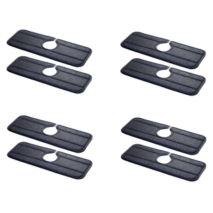 Hot 8PCS Faucet Absorbent Pad Sink Splash Cover Microfiber
