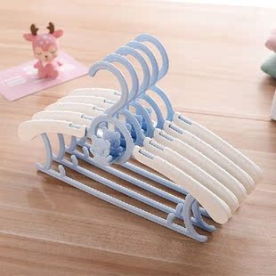 20 Pack Kids Hangers Stackable with Bear Hooks Non Slip