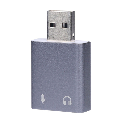 USB 2.0 To 3D Virtual Audio Sound Card Adapter Drop Shipping