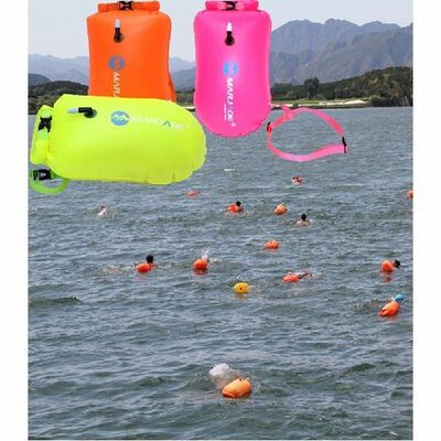 Big Size PVC Waterproof Swim Tow Float Swimming Buoy Safety