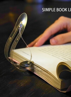 *Mini portable led book light, Buttom battery bookmark led r