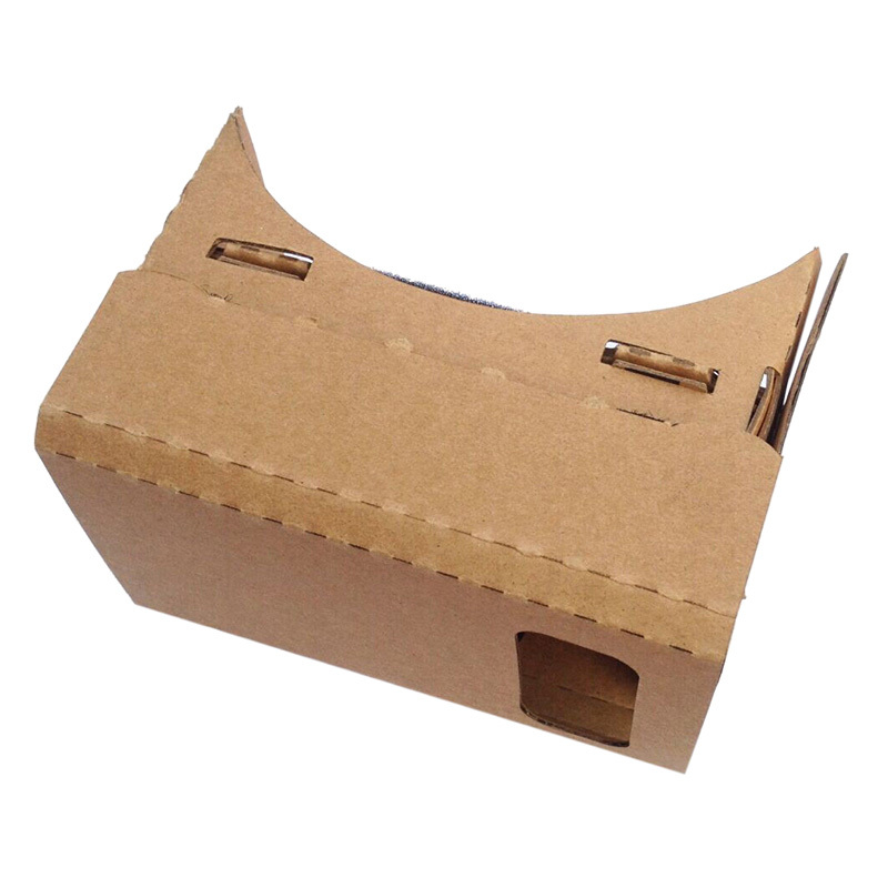 6 inch DIY 3D VR Virtual Reality Glasses Hardboard For Googl