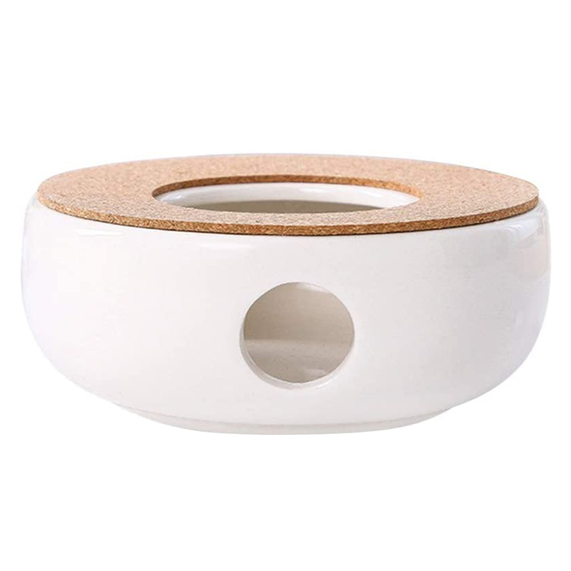 White Warm Tea Stove Ceramic Porcelain Heating Furnace Warme