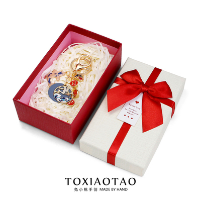 长方形小号蝴蝶结高档礼盒空盒装