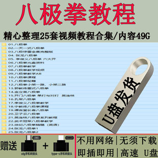 八极拳全套视频教程武学教学视频全集拳击散打教程八极拳视频优盘