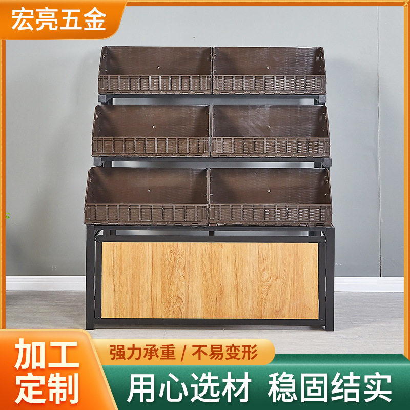 可定超市便利店三层六格金属货架