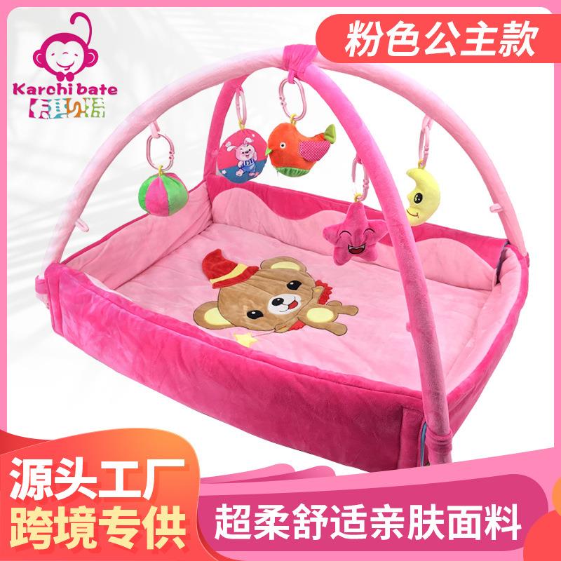 卡其贝特婴儿游戏毯爬行垫宝宝健身架新生儿babyplaymat便携