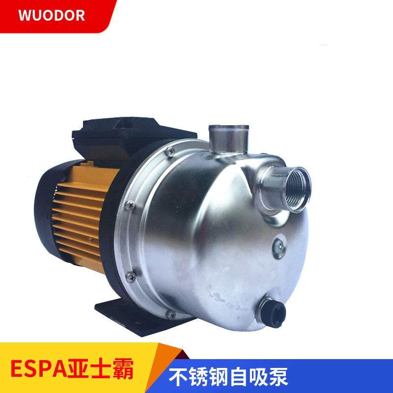 DELTA755卧不锈钢式自吸泵单级离心泵生活自动给水加压泵