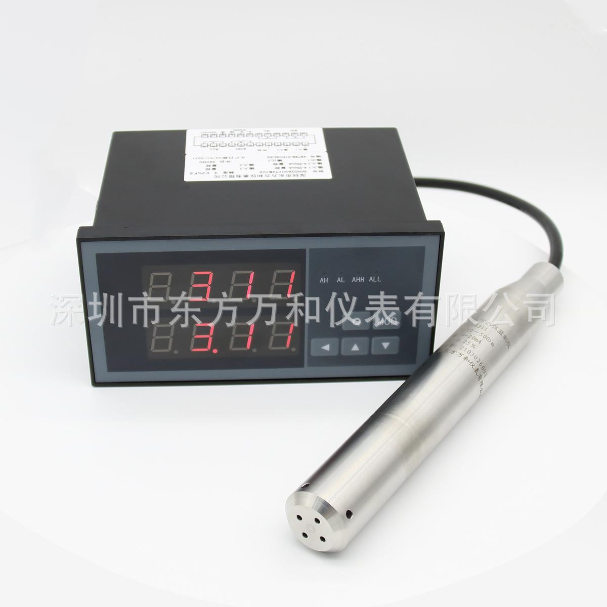 地下水监测设备深井液位计用什么测量水温水位显示器怎么用