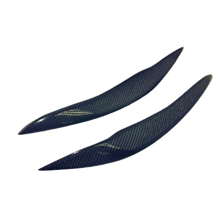 适用于宝马F10 F18 5系 520525535liL碳纤灯眉眼眉大灯装饰条贴