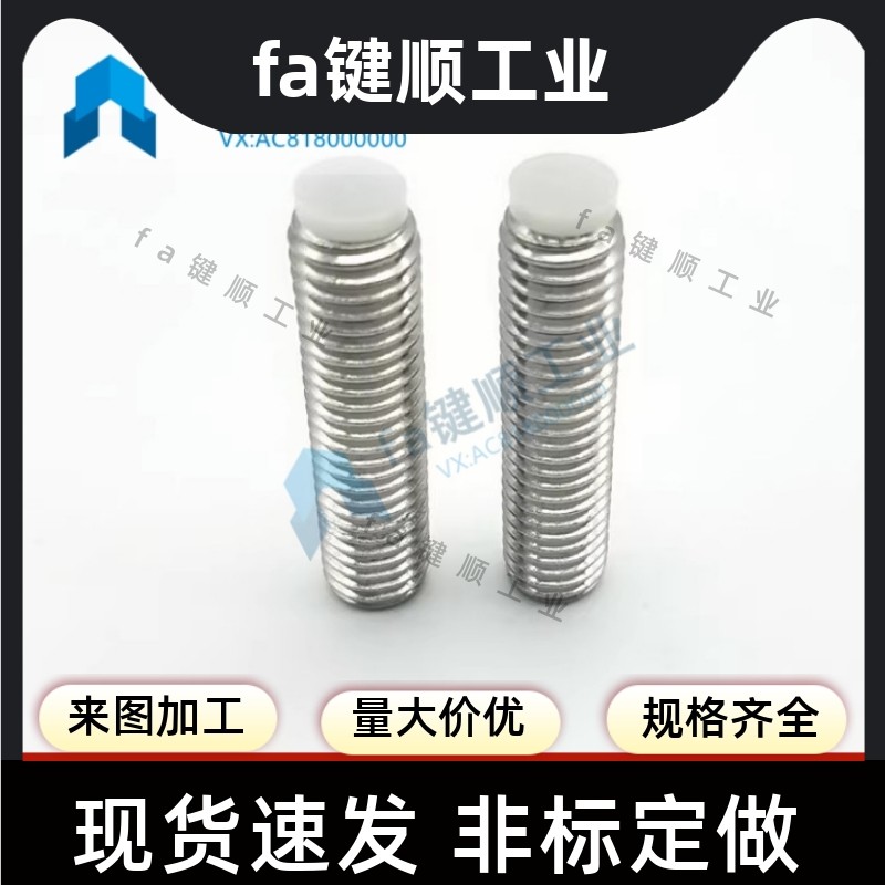 TDA26聚缩醛防滑胶头 内六角止动螺栓 不锈钢定位螺丝 精品SBPPS8