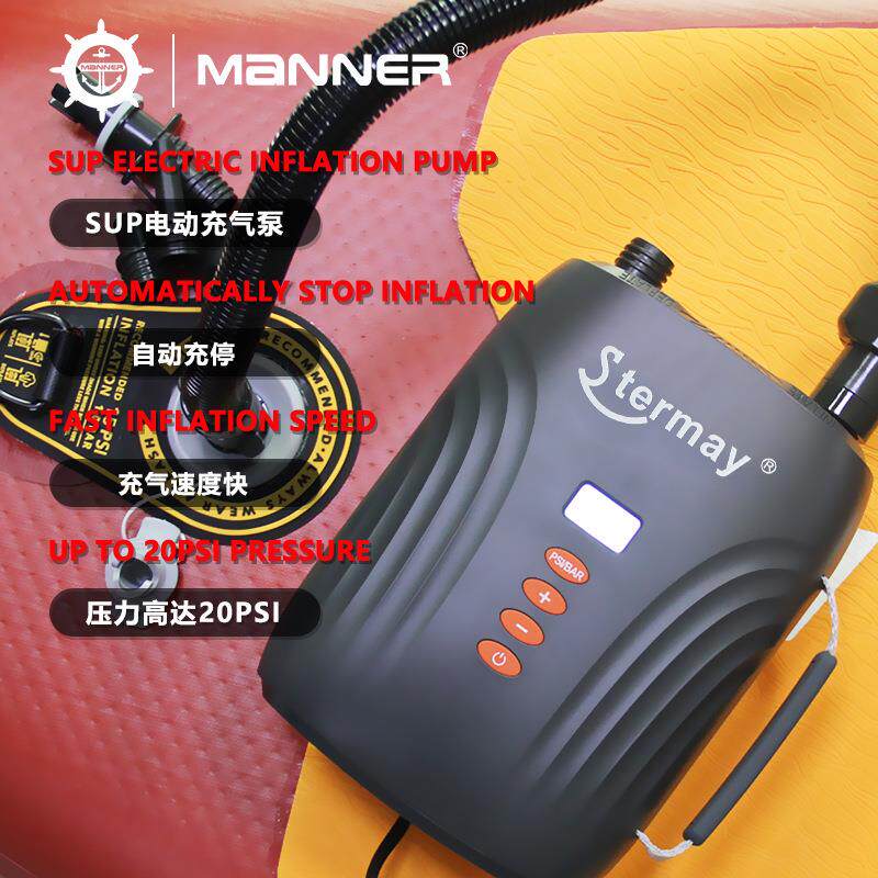 12V车载电动高压泵SUP桨板充气泵皮划艇橡皮艇充气帐篷充气打气泵