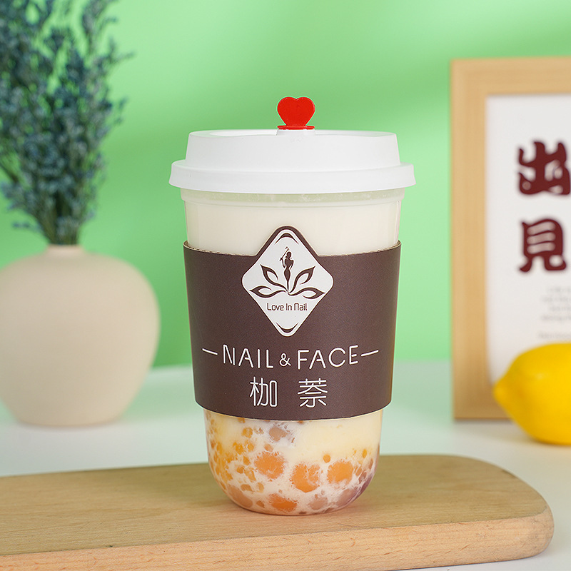 咖啡防烫杯一次性奶茶杯子保护套
