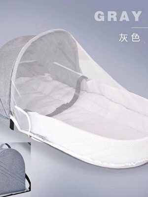 促新款捷式婴儿床宝宝仿中新生床床便可移动折叠行生儿隔包离床旅
