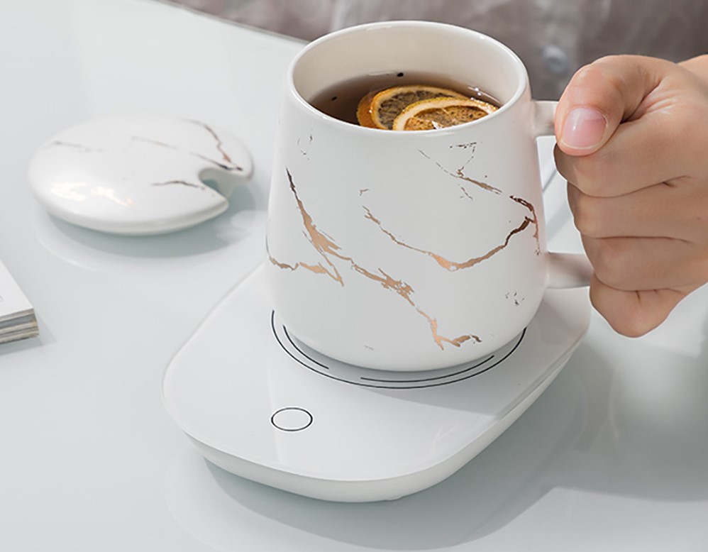 USB Thermostat Coaster Heated Coaster Mat