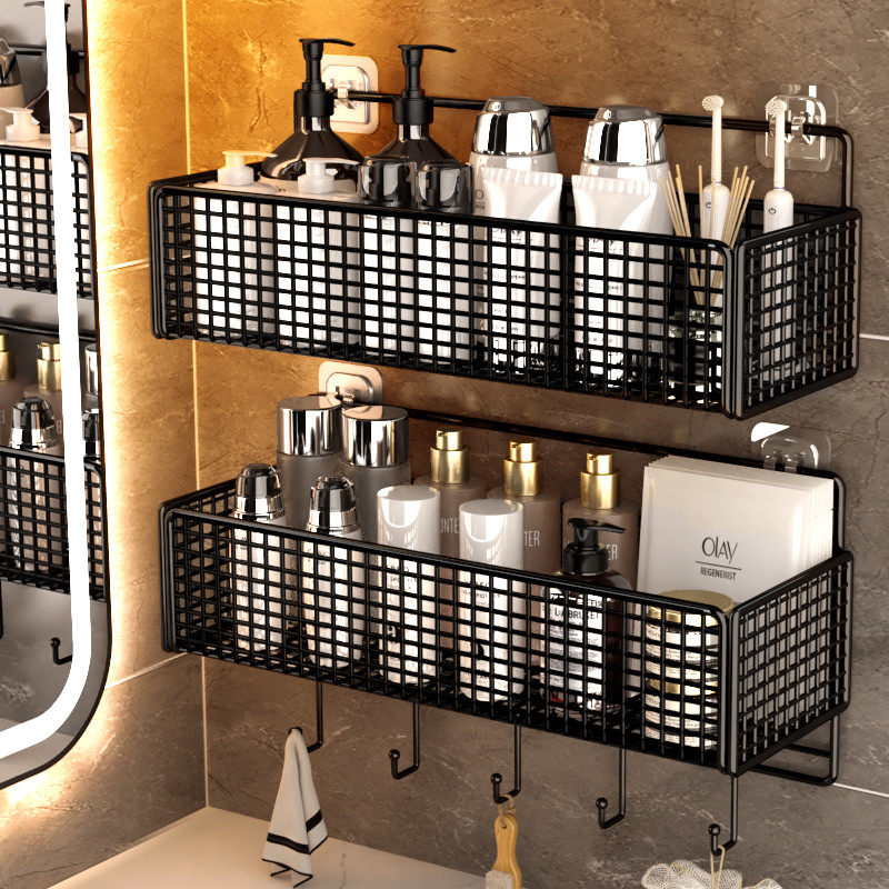 浴室置物架放沐浴露墙上壁挂浴室收纳架洗澡洗手间厕所洗漱台