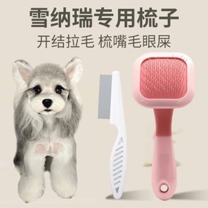 比熊梳毛专用梳子狗狗面梳嘴毛针梳美容神器宠物小型幼犬生活用品