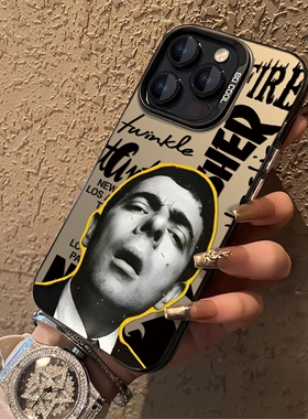 憨豆先生fire适用苹果12/14pro/iphone15/13/16promax手机壳pura70pro/mate70男款oppofindx8小米14/vivox200