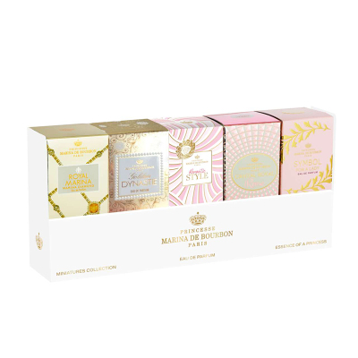 Marina de Bourbon皇家玛丽娜Q香套盒EDP浓香水 7.5ml*5 花果香调