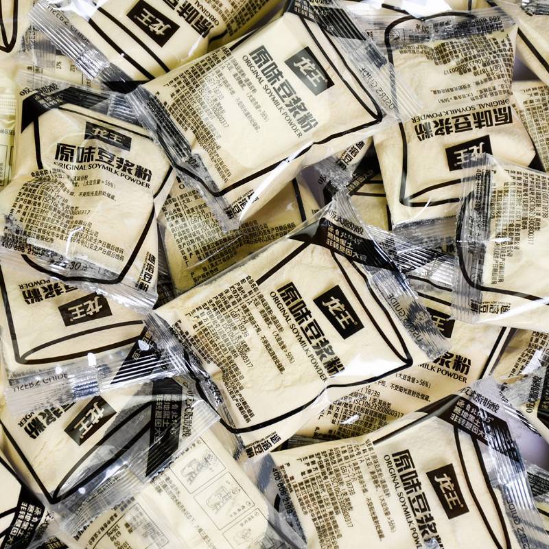 龙王豆浆粉30g早餐商用家用冲饮原味豆奶粉大豆乳营养豆浆