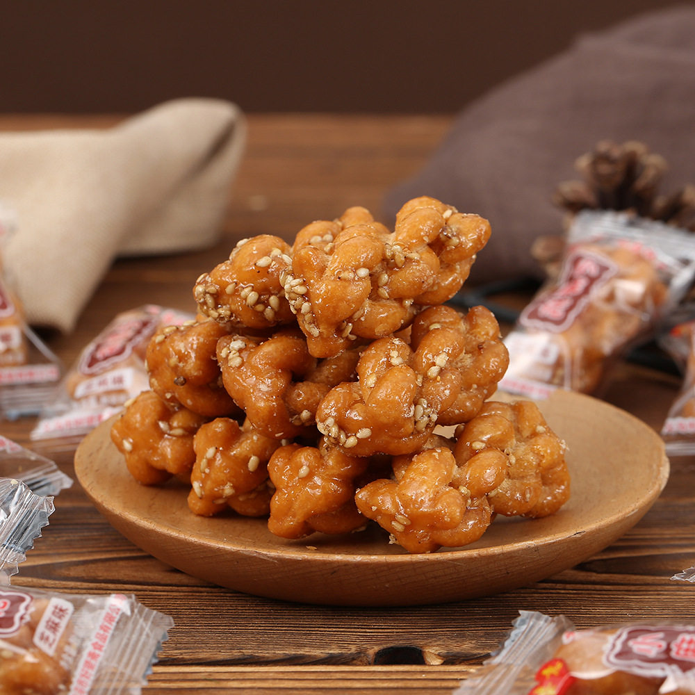 义乌特产红糖小麻花香酥油炸麻花独立包装休闲零食小吃吃的