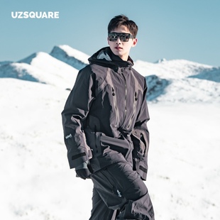 未限 MAJOR 硬壳拼接专业单双板滑雪服 eVent UZSQUARE