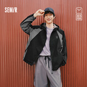 运动风轻量便服2026新款 商场同款 森马夹克男春季 户外微撞色外套