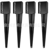 栅栏柱锚地钉金属邮箱栅栏桩柱基座