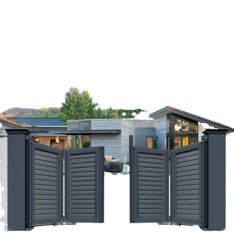 别墅铝艺庭院大门院子农村围墙自动双开悬浮折叠铝合金工厂电动门,全屋定制,进户门,淘宝优惠券,粉丝福利购,淘宝优惠卷