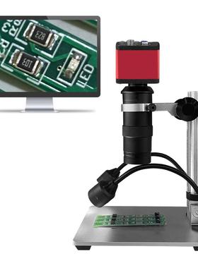 光学100倍工业相机电子显微镜头/M1218小型单筒连续变倍/工作距离