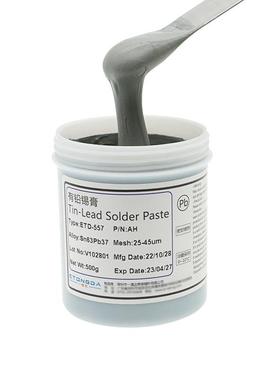 有铅锡膏Sn63Pb37QFN爬锡好无锡珠6337锡膏皮线灯锡膏