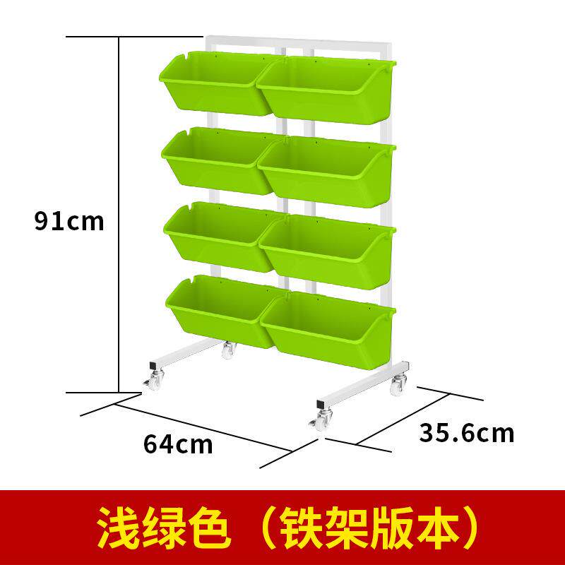 阳台移动花架套装带轮铁艺多层花盆种蔬菜草莓盆厂家