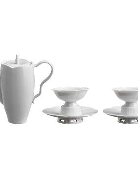 邸高商业茶空间设计新中式茶室软装开放格茶柜装饰品摆件搭配陈列