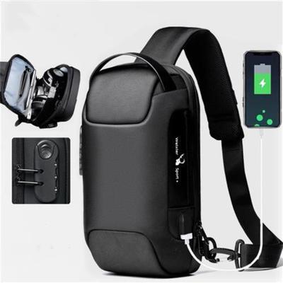 Men Sling Backpack Cross Body Shoulder Chest Bag Anti-theft0