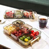 Dried Green Fruits Box Plastic Gold Storage Sturdy Snack