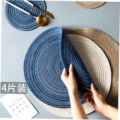 ins 1Pcs for Dining Table Embroidery Craft Placemat 餐垫杯垫