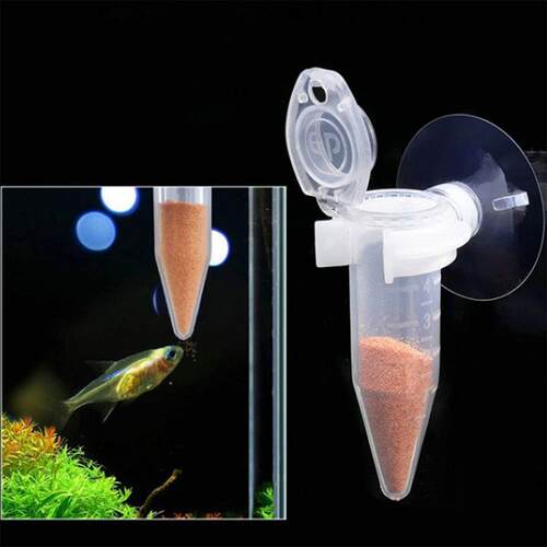 Automatic Fish Feeder Tapered Aquarium Red Worm Feeding Feed