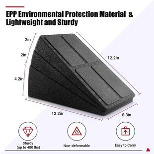 3pcs/Set Yoga Bricks Squat Wedge Blocks Slant Board Adjustab