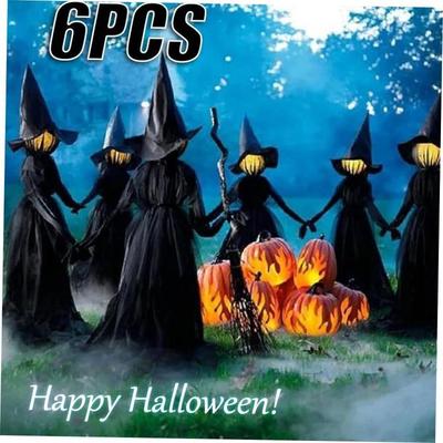 150cm Halloween Light-up Witches Voice Control Screaming