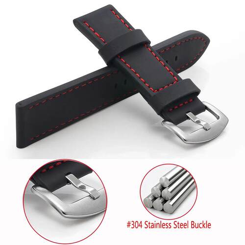 Fashion Watch Band Strap Sport Vintage Leather Watchband Sta