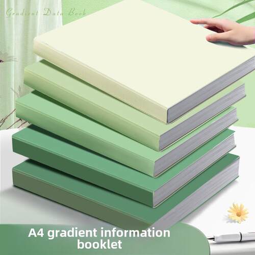 a4 clear book display file文件夹 document folders 资料夹多色